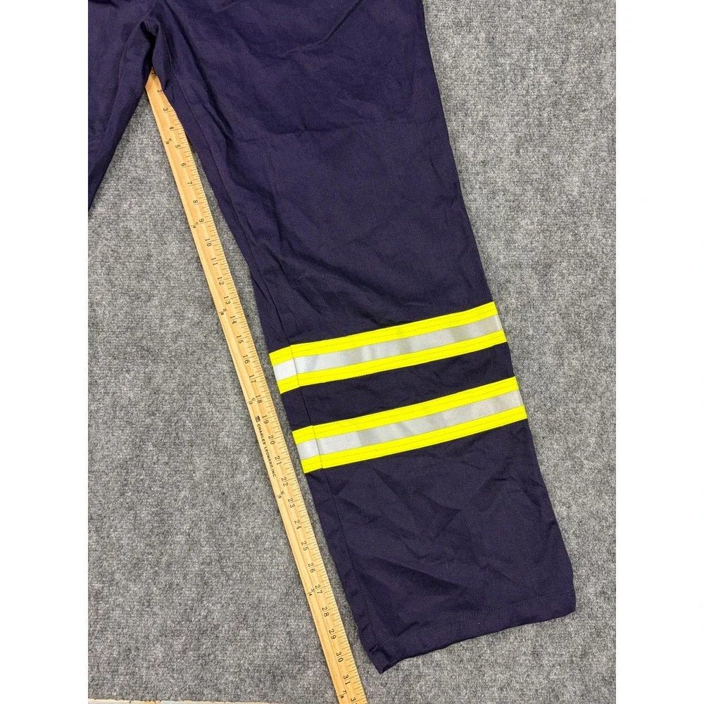Just In Trend FR NWT Flame Resistant Work Pants Navy Purple 42x34 HRC 2 NFPA2112